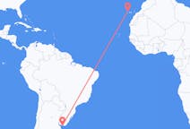 Flyreiser fra Montevideo, til La Palma
