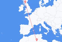 Flyrejser fra Hassi Messaoud, Algeriet til Glasgow, Skotland