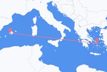 Flyg från Mykonos, Grekland till Palma de Mallorca, Spanien
