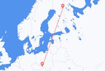 Vluchten van Kuusamo naar Ostrava
