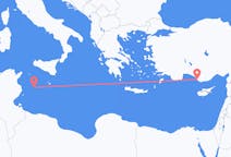 Flyg från Lampedusa till Gazipaşa