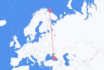ตั๋วเครื่องบินจากเมืองMurmanskไปยังเมืองกิเรซุน