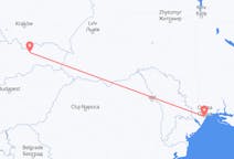 Fly fra Poprad til Odessa