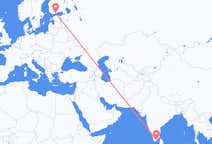 出发地 印度出发地 杜蒂戈林目的地 芬兰赫尔辛基的航班