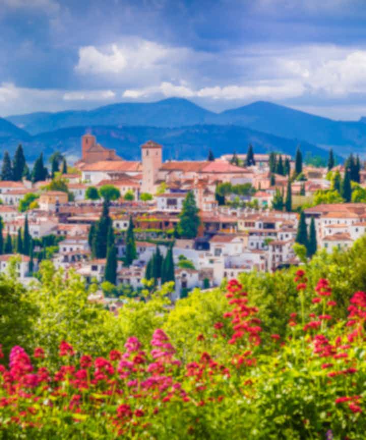 Flights from Clermont-Ferrand, France to Granada, Spain