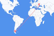 Flyg från Punta Arenas, Chile till Constanta, Rumänien