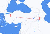 Loty z Tebriz, Iran z Kutahya, Turcja