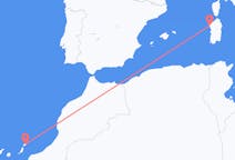Flights from Alghero, Italy to Lanzarote, Spain