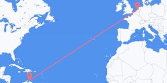 Flyrejser fra Aruba til Holland
