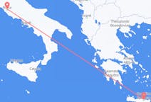 Flights from Rome, Italy to Heraklion, Greece