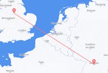 Flyg från Stuttgart, Tyskland till Nottingham, England