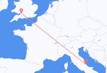 Flyreiser fra Bristol, England til Pescara, Italia
