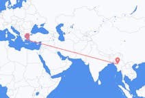 Flights from Bagan, Myanmar (Burma) to Mykonos, Greece