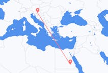 Flights from Aswan, Egypt to Zagreb, Croatia