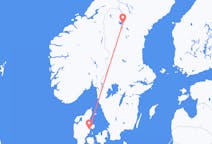 Flyg från Århus till Östersund