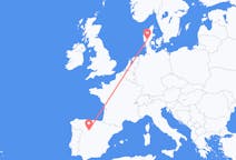 Flights from Valladolid, Spain to Billund, Denmark
