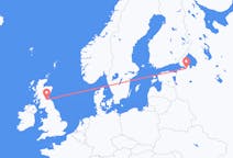 Vluchten van Sint-Petersburg, Rusland naar Edinburgh, Schotland