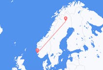 Flights from Haugesund, Norway to Gällivare, Sweden