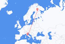 Flyreiser fra Kuusamo, til Roma