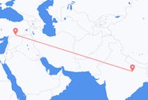Fly fra Varanasi til Şanlıurfa