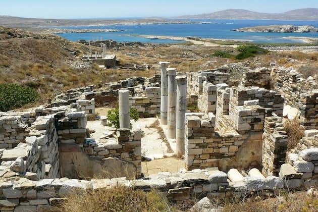 Torna al 2 ° secolo a.C. tour in barca per l'isola di Delos