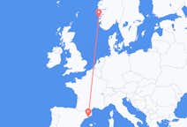 Flyrejser fra Stord til Barcelona