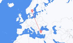 Flights from Denizli, Turkey to Örebro, Sweden