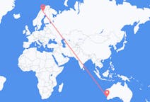 Vols de Perth, Australie pour Kiruna, Suède