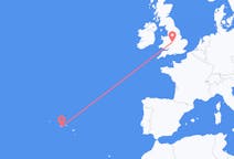 Flights from Birmingham, the United Kingdom to Pico Island, Portugal