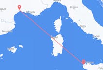 Flights from Montpellier, France to Trapani, Italy