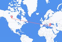 加拿大出发地 麦克默里堡飞往加拿大飞往伊兹密尔的航班