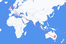 Flights from Narrandera, Australia to Durham, England, the United Kingdom
