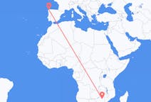 Flyreiser fra Harare, til La Coruña