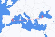 Flyrejser fra Zonguldak til Ibiza