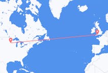 Flights from Minneapolis, the United States to Exeter, England