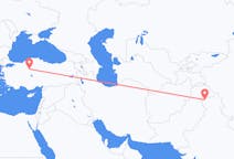Flyg från Srinagar, Indien till Ankara, Turkiet