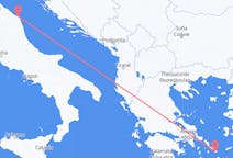 Flights from Mykonos, Greece to Ancona, Italy