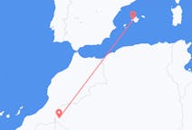 Flights from Tindouf, Algeria to Palma de Mallorca, Spain