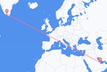 出发地 卡塔尔出发地 多哈目的地 格陵兰纳萨克的航班