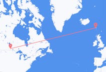 Vuelos de Winnipeg, Canadá a Sørvágur, Islas Feroe