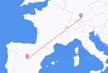 Flyrejser fra Madrid, Spanien til Memmingen, Tyskland