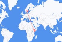 Flights from Lamu, Kenya to Ronneby, Sweden