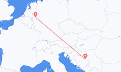 Flug frá Tuzla, Bosníu og Hersegóvínu til Düsseldorf, Þýskalandi