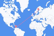 Flights from Riohacha, Colombia to Umeå, Sweden
