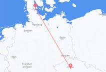 出发地 丹麦出发地 森纳堡目的地 捷克布拉格的航班