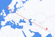 Flyreiser fra Pokhara, Nepal til Stavanger, Norge