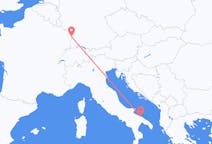 Flyrejser fra Bari, Italien til Strasbourg, Frankrig