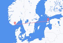 Loty z miasta Kardla do miasta Kristiansand