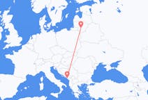 Flights from Tivat to Kaunas