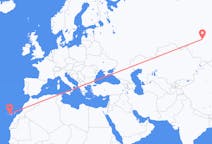 Flights from Tomsk, Russia to Tenerife, Spain